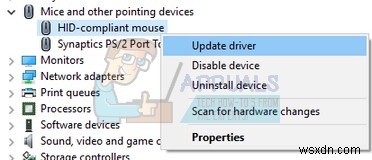 수정:USB 마우스 및 키보드가 Windows 10에서 작동하지 않음