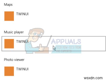 수정:앱이 TWINUI로 재설정됨 