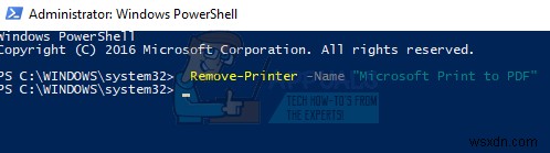 PDF에 Microsoft Print를 추가하거나 제거하는 방법 