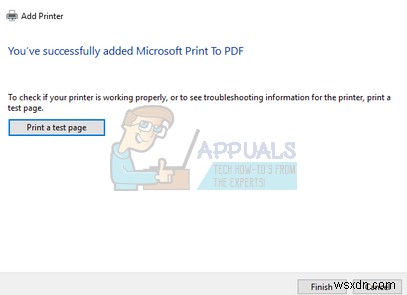PDF에 Microsoft Print를 추가하거나 제거하는 방법 