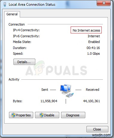 IPv4/IPv6  인터넷에 액세스할 수 없음  오류를 수정하는 방법 