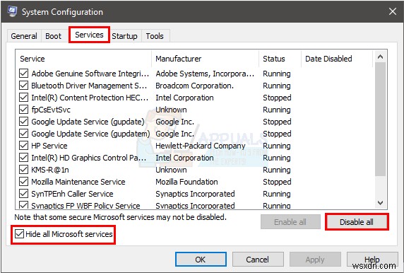 수정:Windows Defender 오류 코드 0x800b0100 