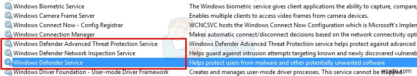 수정:Windows Defender 오류 코드 0x800b0100 