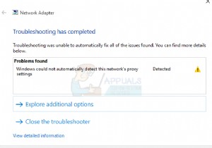 Windows에서  Windows가 이 네트워크 프록시 설정을 자동으로 감지할 수 없습니다 를 수정하는 방법 