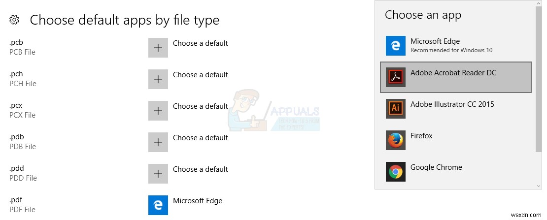 Windows 10에서 Edge PDF 뷰어를 비활성화하는 방법 