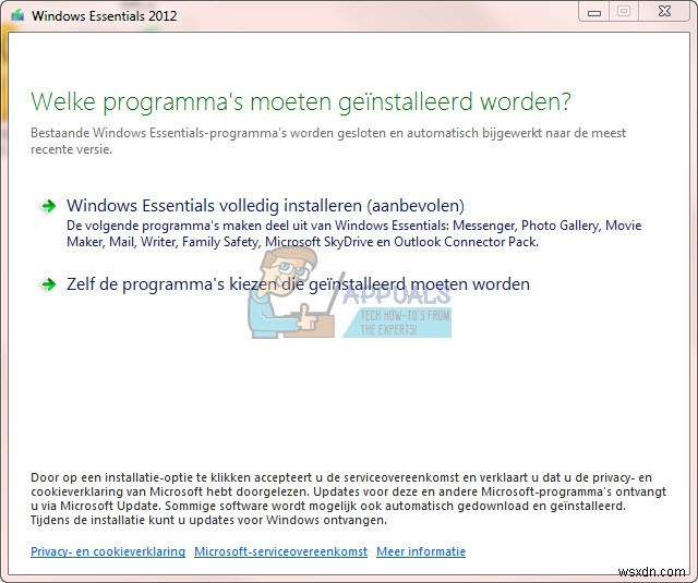 Windows Essentials 2012를 완전히 제거하는 방법 
