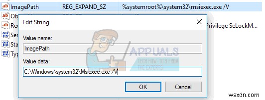 수정:프로그램 설치 시 Msiexec.exe 액세스가 거부됨 오류 