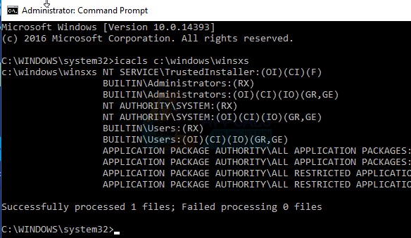 수정:Windows 리소스 보호가 요청한 작업을 수행할 수 없음 