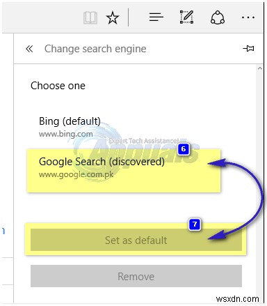 Google을 기본 검색 엔진으로 설정하는 방법 