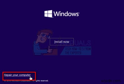 수정:Windows 10이 시작 화면에서 멈춤 