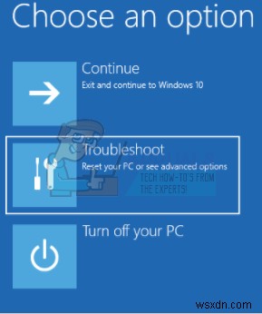 수정:Windows 10이 시작 화면에서 멈춤 