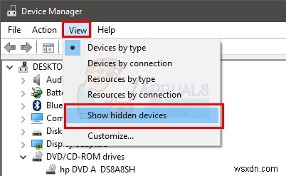 수정:Windows 탐색기에 CD/DVD 드라이브가 표시되지 않음 