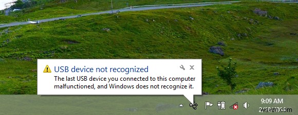 수정:Windows 10에서 USB 장치가 인식되지 않음 