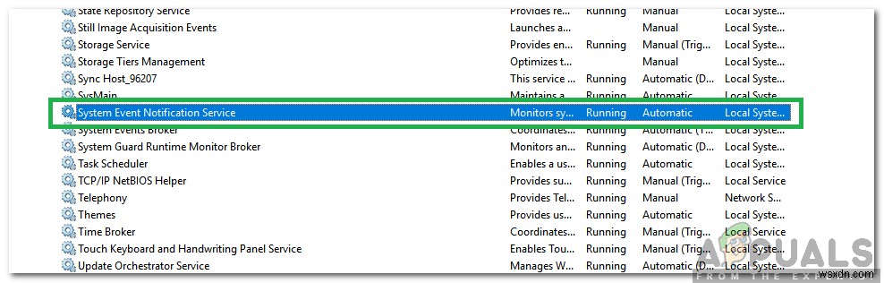 수정:Windows 서비스에 연결하지 못했습니다. 