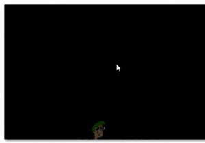 수정:커서가 있는 검은색 화면 Windows 10 