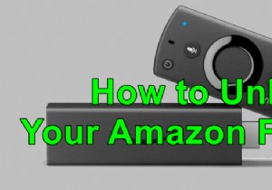 Amazon Fire Stick의 잠금을 해제하는 방법은 무엇입니까? 