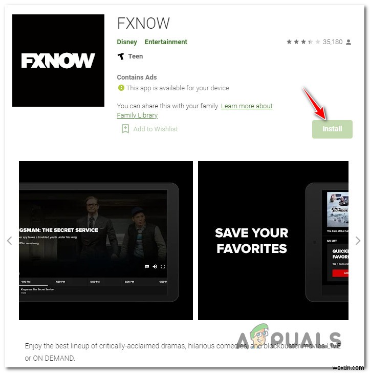 Roku, 스마트 TV, Xbox 및 기타에서 FXNOW 활성화 