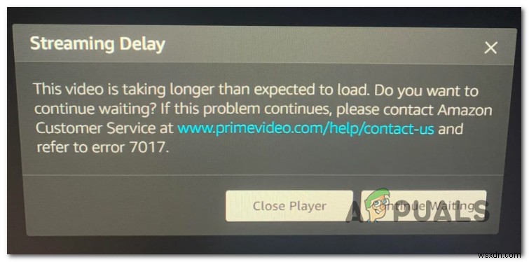 Amazon Prime Error 7017  비디오가 예상보다 오래 걸립니다  솔루션 