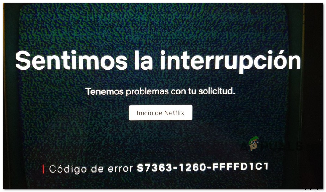 Netflix 오류 S7363-1260-FFFFD1C1을 수정하는 방법 