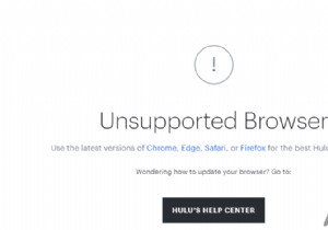 수정:Hulu가 Chrome에서 작동하지 않음 
