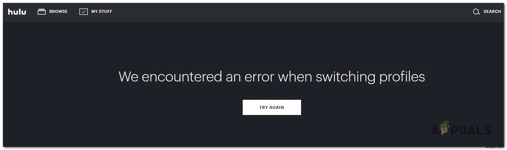 [FIX] Hulu 프로필 전환 시 오류가 발생했습니다. 