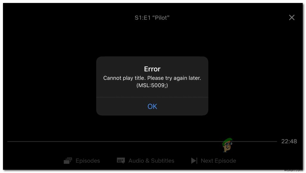 Netflix 오류 5009 수정 방법(제목을 재생할 수 없음) 