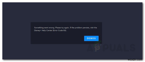 Disney+ 오류 코드 83을 수정하는 방법? 