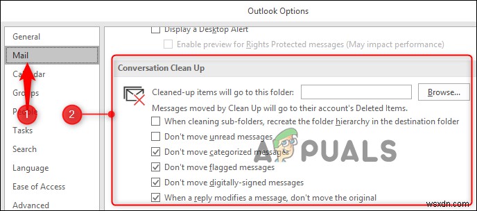 수정:Microsoft Outlook에서  메시지가 변경되었기 때문에 작업을 수행할 수 없습니다  