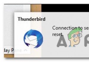 썬더버드(Thunderbird)  연결이 재설정되었습니다  오류 완벽 해결 가이드