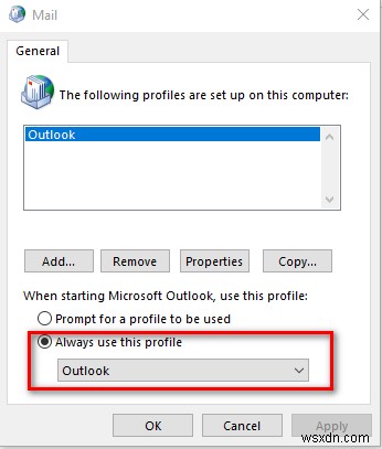 Outlook 오류 0x80190194를 수정하는 방법? 