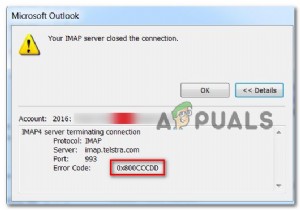 Outlook 오류 0x800CCCDD 완벽 해결 가이드:  IMAP 서버가 연결을 닫았습니다  오류 수정 방법