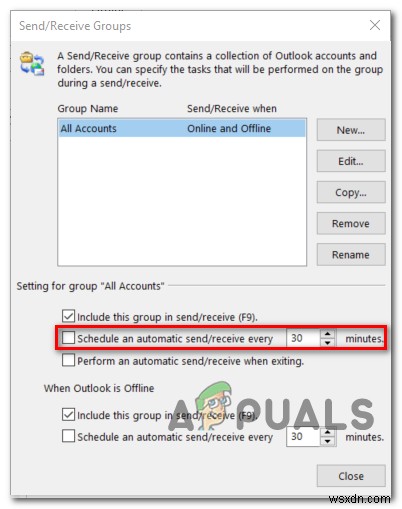 Outlook 오류 0x800CCCDD 해결  IMAP 서버가 연결을 닫았습니다  