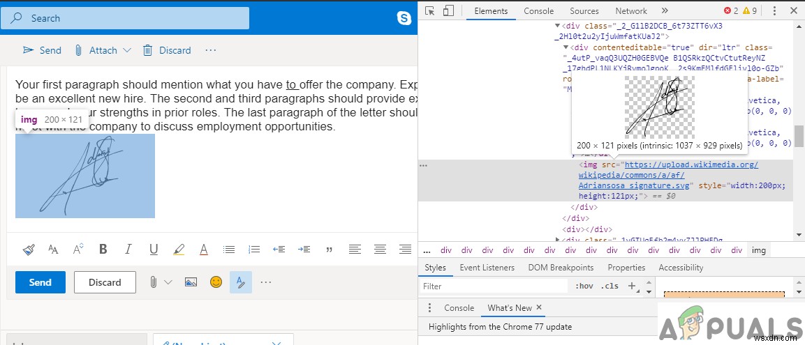 Outlook 이메일에 SVG 서명 파일을 추가하는 방법은 무엇입니까? 