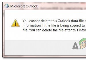 [해결]  이 Outlook 데이터 파일을 삭제할 수 없습니다  오류 수정 방법