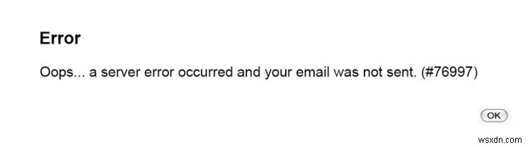 수정:서버 오류가 발생하여 이메일이 전송되지 않았습니다. (#76997)” 