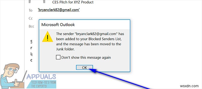 Outlook에서 원치 않는 이메일을 차단하는 방법 