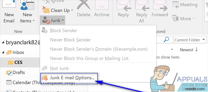 Outlook에서 원치 않는 이메일을 차단하는 방법 
