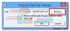 2010, 2013 및 2016에서 Outlook 오프라인 데이터 파일(OST)을 이동하는 방법 