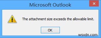 Outlook의 기본 첨부 파일 크기 제한을 늘리는 방법 