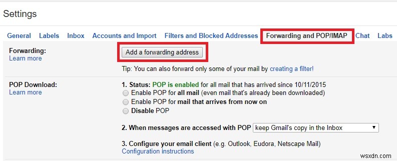 Gmail에서 여러 이메일을 전달하는 방법