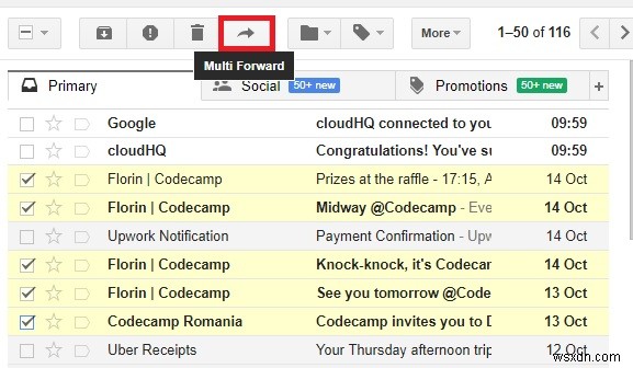 Gmail에서 여러 이메일을 전달하는 방법