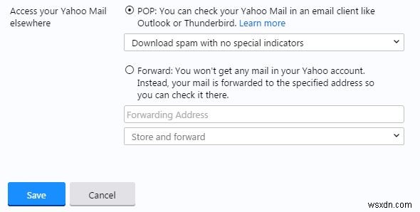 수정:해킹된 Yahoo 계정이 이메일을 수신할 수 없음