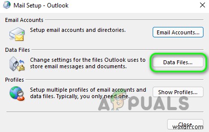 Windows에서  (0x8004010F) :Outlook 데이터 파일에 액세스할 수 없음 을 수정하는 방법은 무엇입니까? 