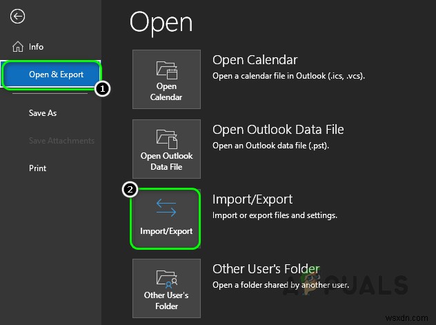 Windows에서  (0x8004010F) :Outlook 데이터 파일에 액세스할 수 없음 을 수정하는 방법은 무엇입니까? 