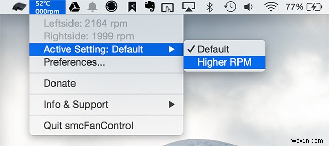 Apple Mac의 팬 속도를 수동으로 조정하는 방법