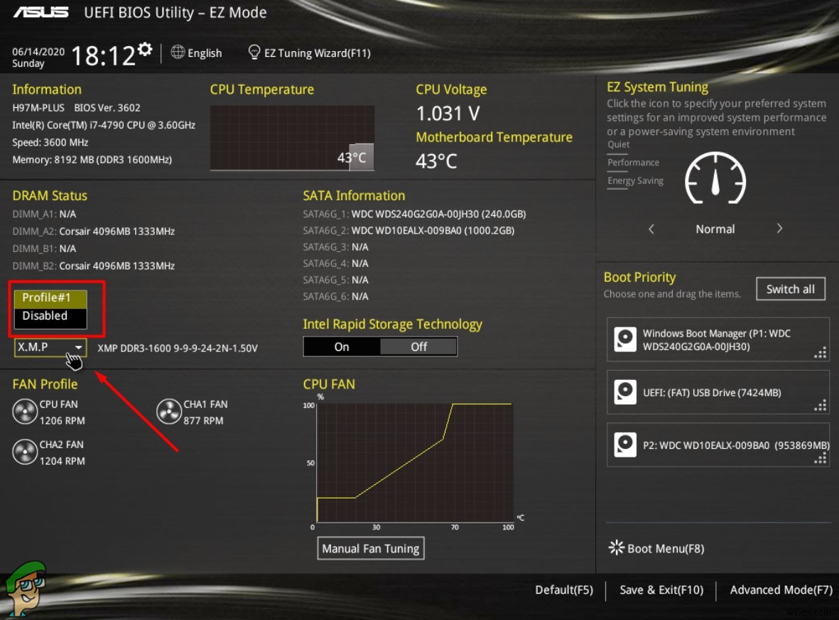 Intel XMP를 활성화하여 RAM을 최대한 활용하는 방법 