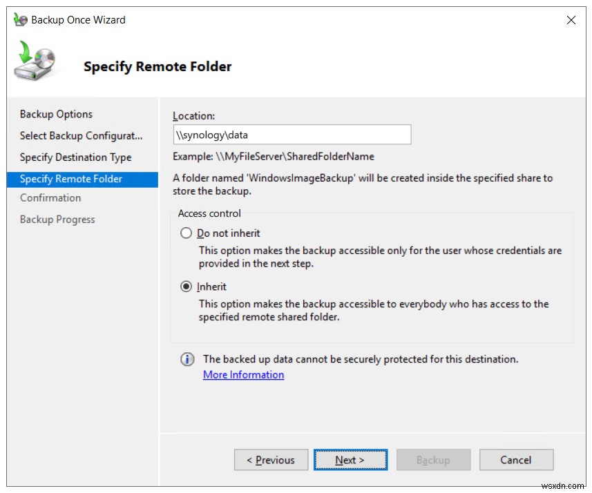 Windows Server 2019에서 백업 및 복원을 수행하는 방법 