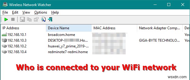 WiFi 네트워크에 누가 연결되어 있는지 확인하는 방법은 무엇입니까? 