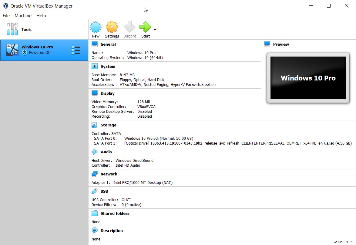 Oracle VM VirtualBox에 Windows 10을 설치하는 방법