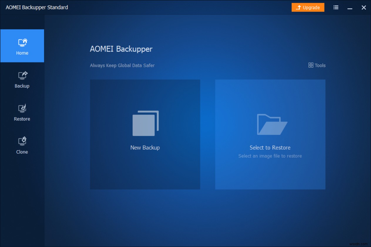 AOEMI Backupper를 사용하여 디스크를 복제하는 방법